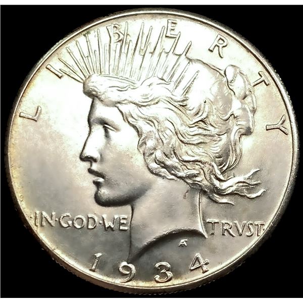 1934-S Silver Peace Dollar
