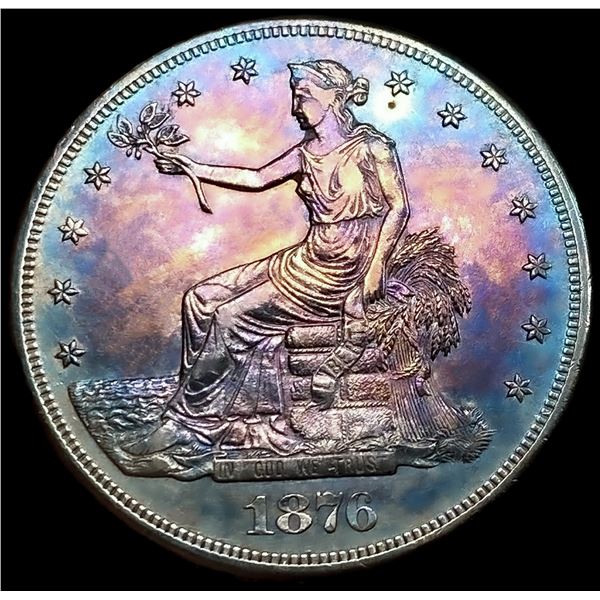 1876-CC Silver Trade Dollar