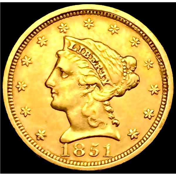 1851 $2.50 Gold Quarter Eagle