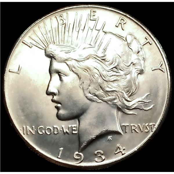 1934-S Silver Peace Dollar