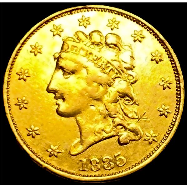 1835 $2.50 Gold Quarter Eagle