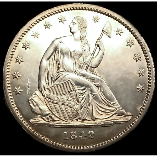 1842 Seated Liberty Half Dollar