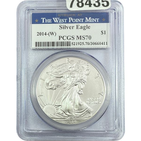 2014-W Silver Eagle PCGS MS70