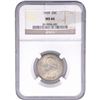 Image 1 : 1939 Washington Silver Quarter NGC MS66