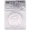 Image 1 : 2014 Silver Eagle ANACS MS70 Fisrt Day of Issue