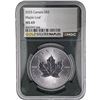 Image 1 : 2025  NGC MS69 Canada 1oz Silver $5 Mpale Leaf