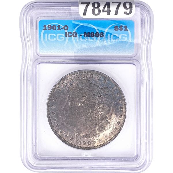 1901-O Morgan Silver Dollar ICG MS66