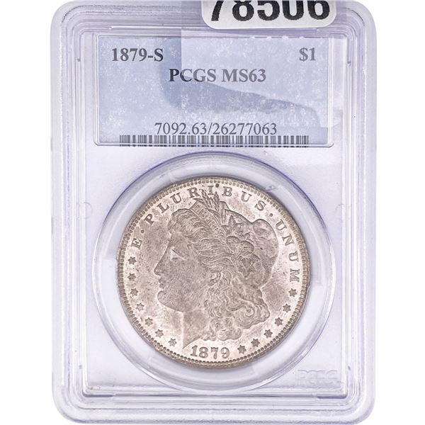 1879-S Morgan Silver Dollar PCGS MS63