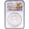 Image 1 : 2016 Silver Eagle NGC MS70 30th Anniversary