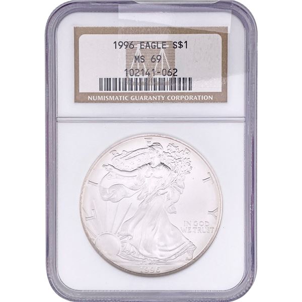 1996 Silver Eagle NGC MS69