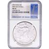Image 1 : 2016 Silver Eagle NGC MS70 First Day of Issue