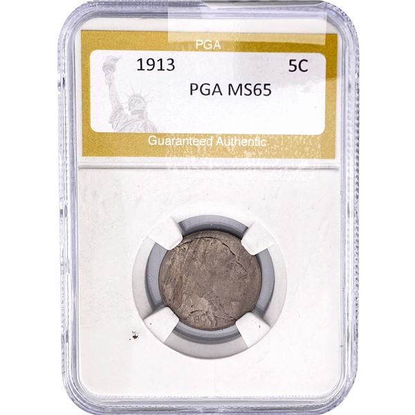 1913 Buffalo Nickel PGA MS65