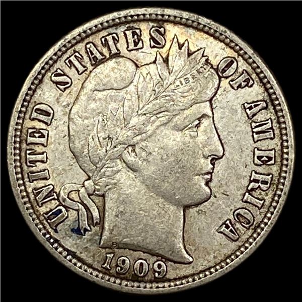 1909-O Silver Barber Dime CLOSELY UNCIRCULATED