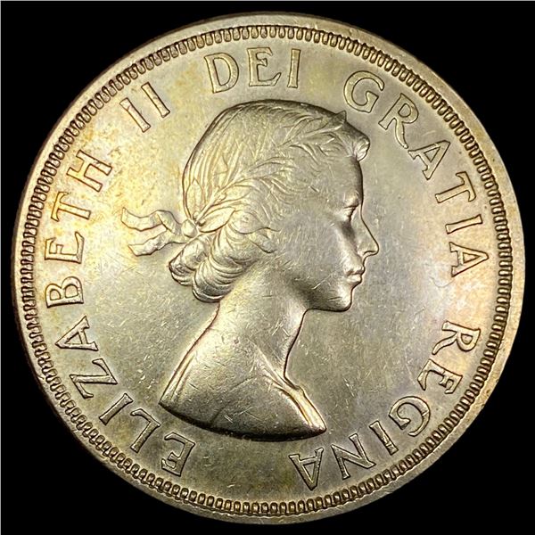 1955 Canada Silver Dollar CLOSELY UNCIRCULATED