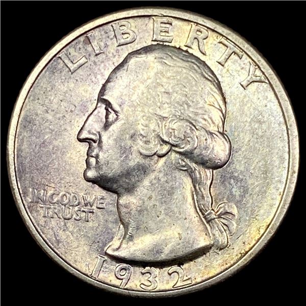 1932-D Silver Washington Quarter ABOUT UNCIRCULATED