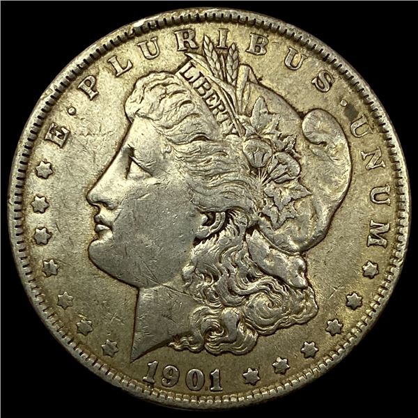 1901 Silver Morgan Dollar   NEARLY  UNCIRCULATED