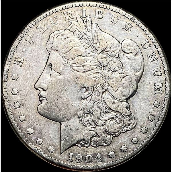 1904-S Silver Morgan Dollar ABOUT  UNCIRCULATED