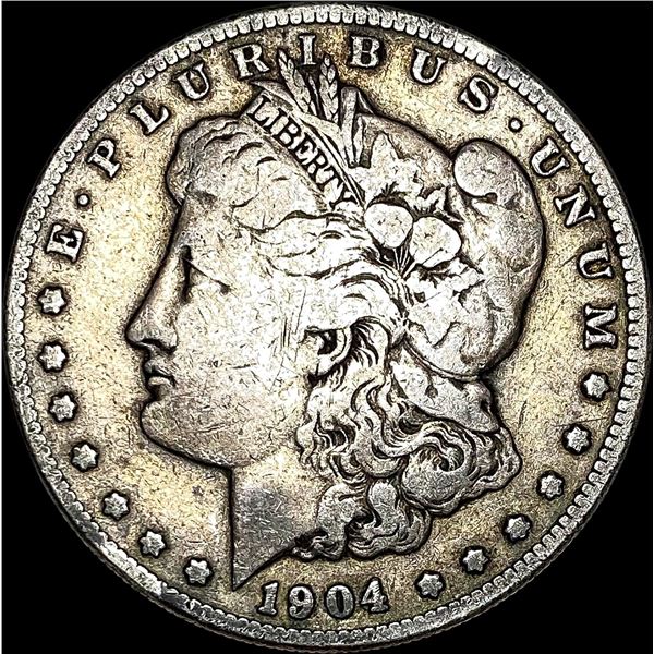 1904-S Silver Morgan Dollar LIGHTLY CIRCULATED