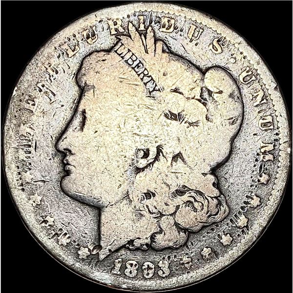 1893-CC Silver Morgan Dollar NICELY CIRCULATED