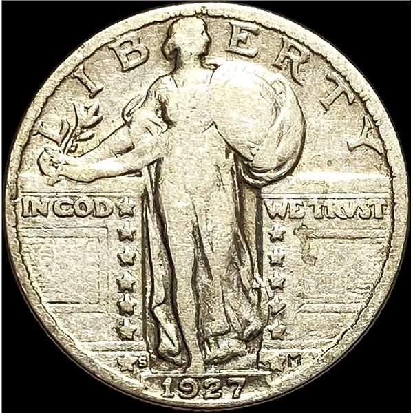 1927-S Standing Liberty Quarter LIGHTLY CIRCULATED