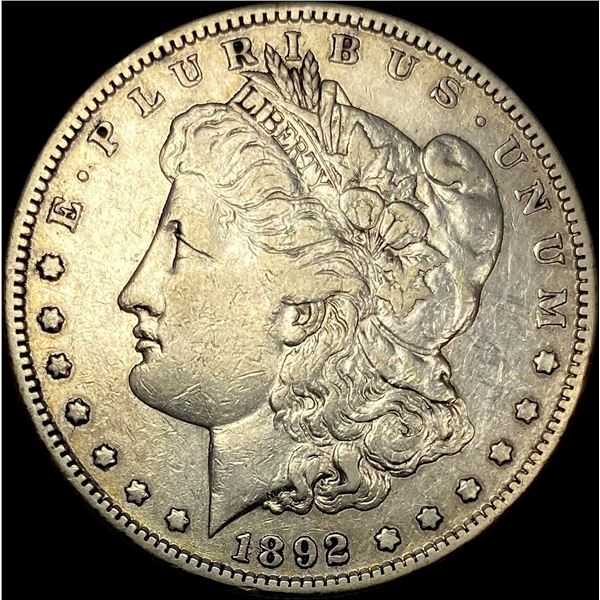 1892-S Silver Morgan Dollar NEARLY  UNCIRCULATED