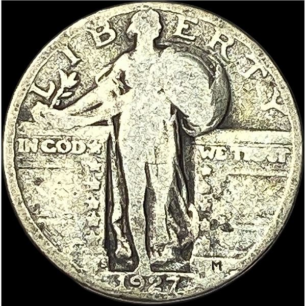 1927-S Silver Standing Liberty Quarter NICELY  CIRCULATED