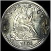 Image 1 : 1864 Silver Seated Liberty Dime (Love Token)  HIGH GRADE