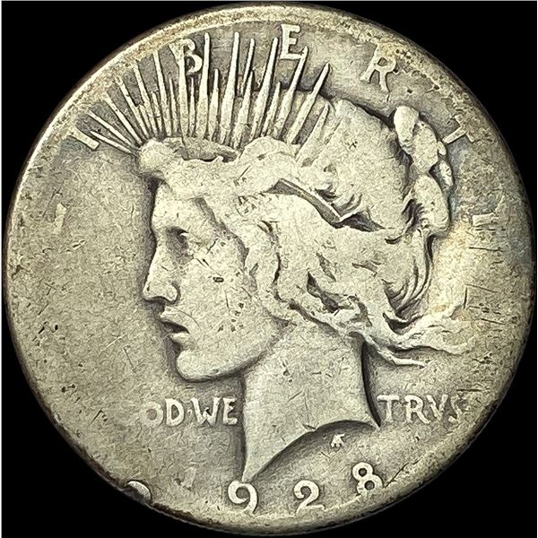 1928 Silver Peace Dollar NICELY CIRCULATED