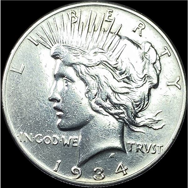 1934 Silver Peace Dollar CLOSELY UNCIRCULATED
