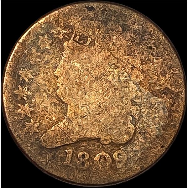 1809 Classic Head Half Cent NICELY CIRCULATED