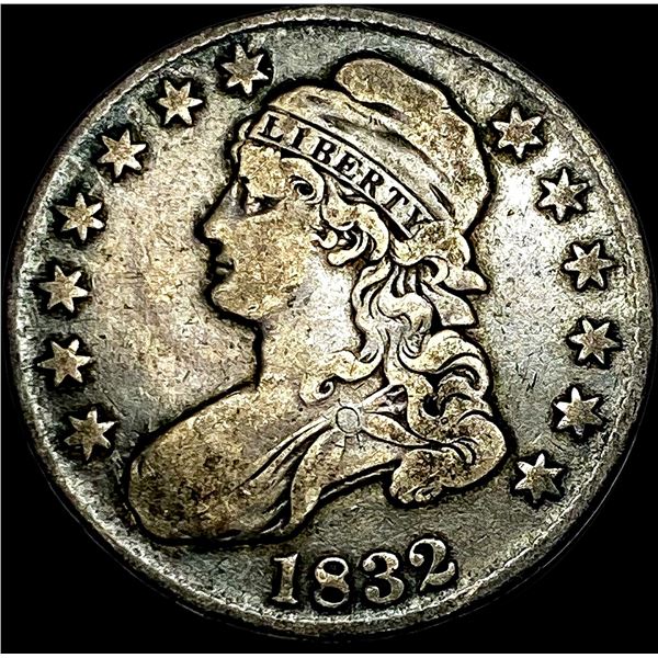1832 Capped Bust Half Dollar LIGHTLY  CIRCULATED