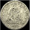 Image 1 : 1857 Seated Liberty Half Dime NICELY  CIRCULATED