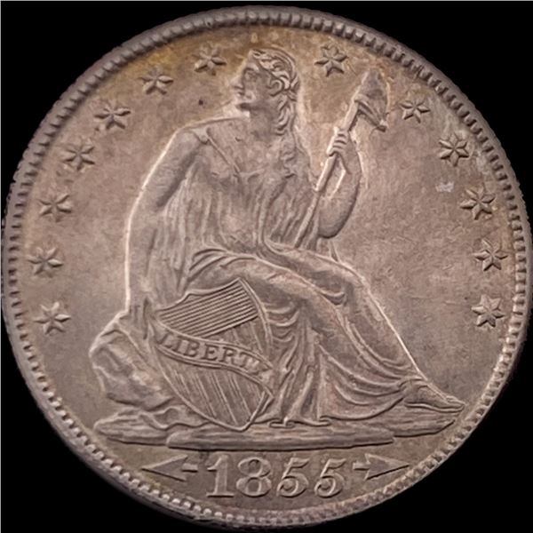 1855-O Silver Half Dollar (Seated Liberty)  HIGH GRADE