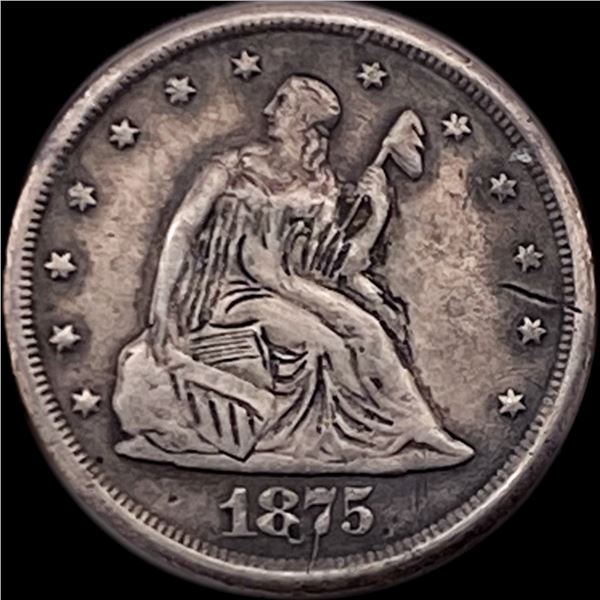 1875-CC Silver Twenty Cents HIGH GRADE