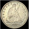 Image 1 : 1860-O Silver Seated Liberty Quarter CLOSELY  UNCIRCULATED