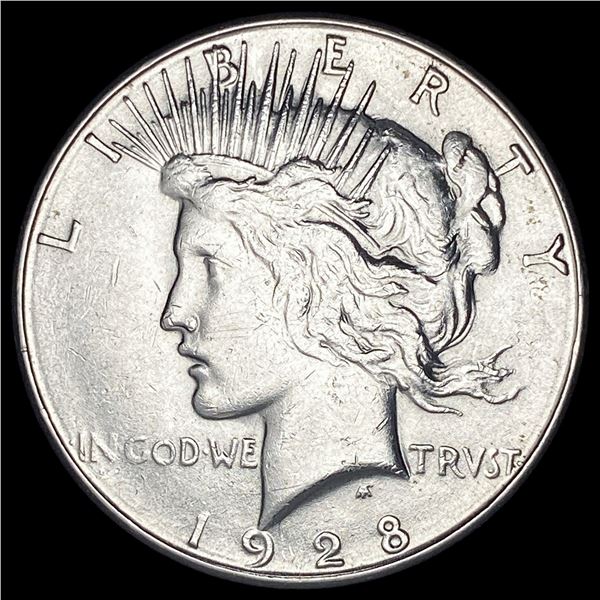 1928-S Silver Peace Dollar CLOSELY  UNCIRCULATED