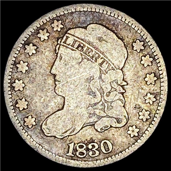 1830 Capped Bust Half Dime NICELY CIRCULATED