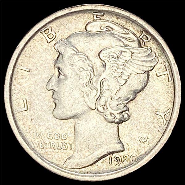 1920-S Silver Mercury Dime CLOSELY  UNCIRCULATED