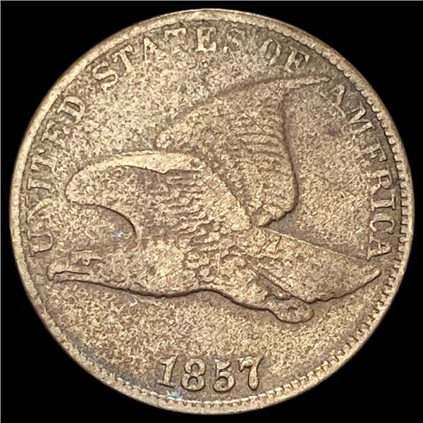 1857 Copper-Nickel Flying Eagle Cent LIGHTLY  CIRCULATED