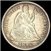 Image 1 : 1890 Seated Liberty Dime CLOSELY UNCIRCULATED