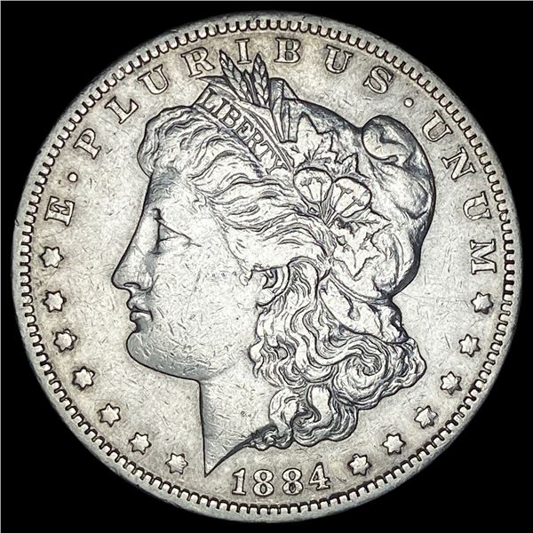 1884 Morgan Silver Dollar NEARLY UNCIRCULATED