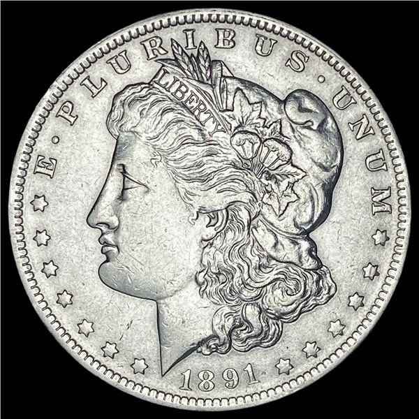1891-S Silver Morgan Dollar CLOSELY  UNCIRCULATED