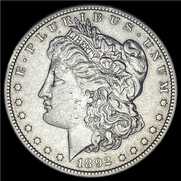 1892-S Silver Morgan Dollar NEARLY  UNCIRCULATED