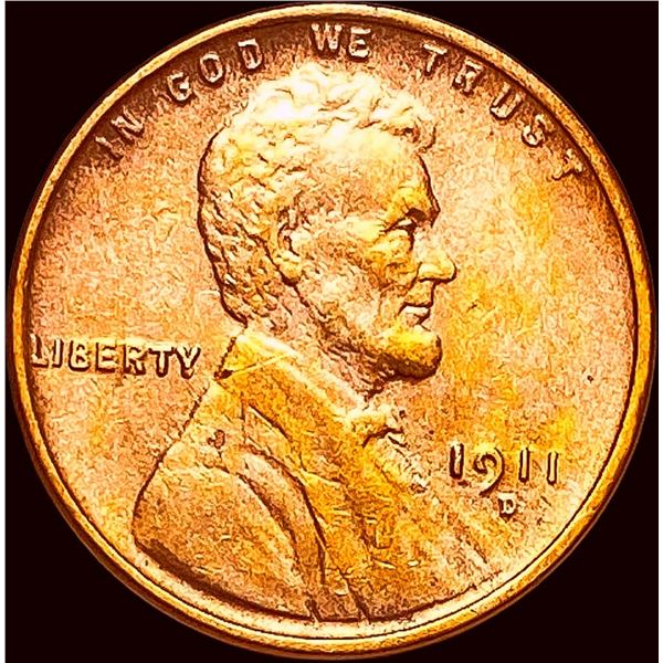 1911-D Bronze Lincoln Wheat Cent CLOSELY  UNCIRCULATED