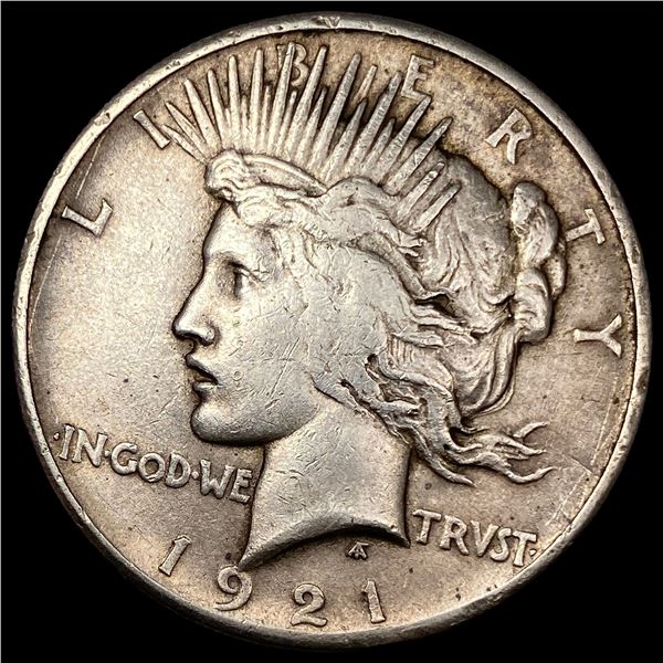 1921 Silver Peace Dollar CLOSELY UNCIRCULATED