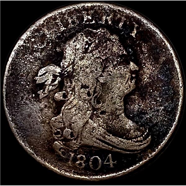 1804 Draped Bust Half Cent NICELY CIRCULATED