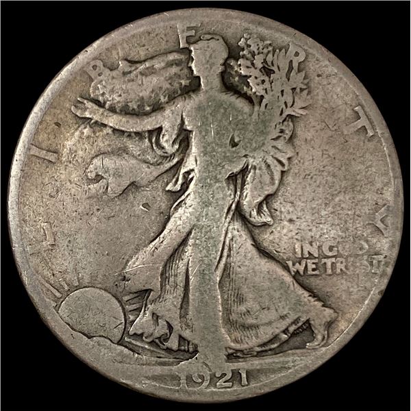1921-S Walking Liberty Half Dollar NICELY  CIRCULATED