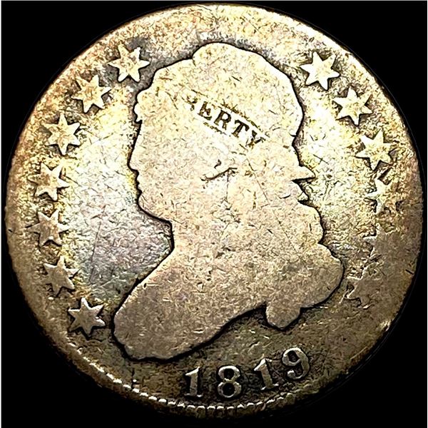 1819 Capped Bust Quarter NICELY CIRCULATED