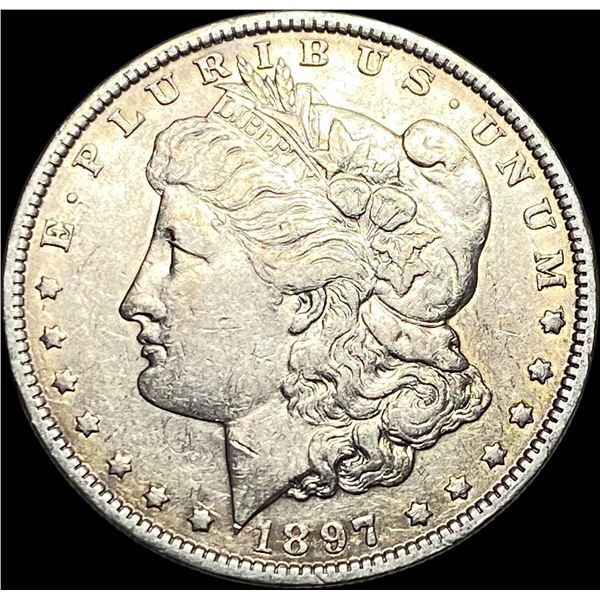 1897-O Silver Morgan Dollar NEARLY  UNCIRCULATED