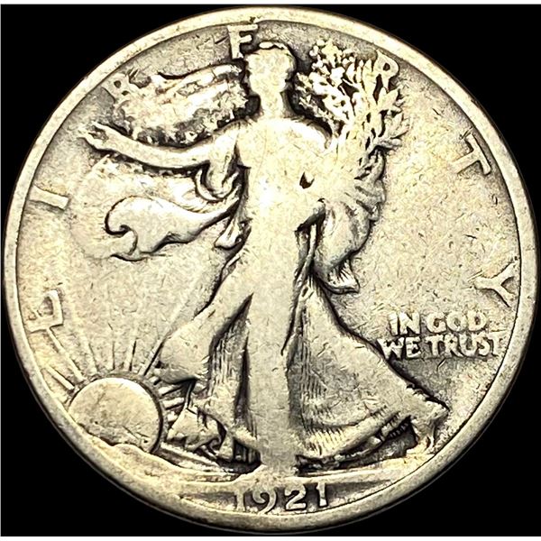 1921 Silver Half Dollar Walking Liberty  NICELY CIRCULATED